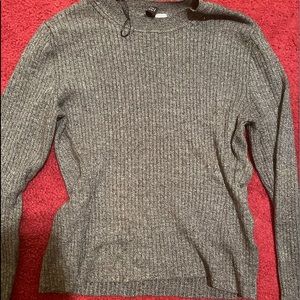 Grey long sleeve crop top!